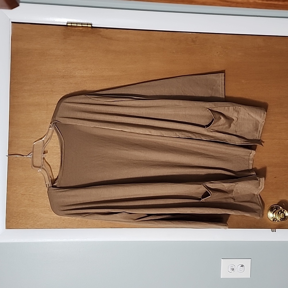 Women's Brown Cardigan, Med.